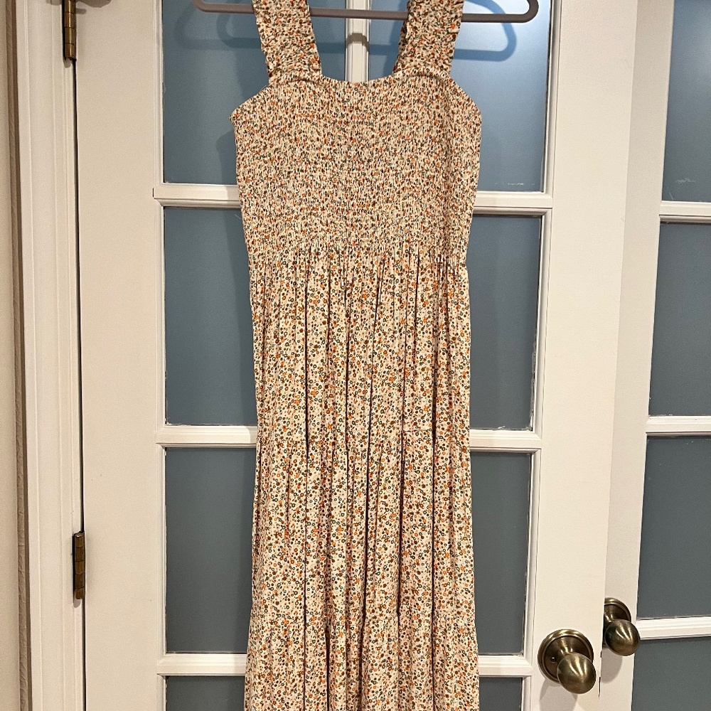Floral midi dress